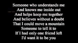 Need Someone Who Understand Me